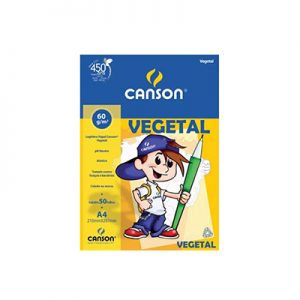 PAPEL VEGETAL A-4 CANSON 60GR 10 FLS