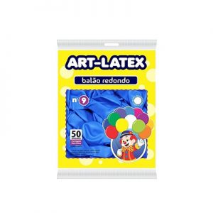 BALAO N. 9 ART LATEX AZUL C/50 UNID