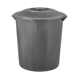 CESTO PLAST LIXO 15 LTS C/TAMPA GIPLAS