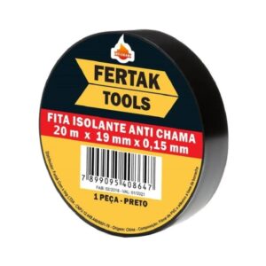 FITA ISOLANTE FERTAK PRETA 19 MM X 20 MTS
