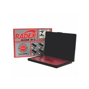 ALMOFADA CARIMBO N.3 VERMELHA RADEX