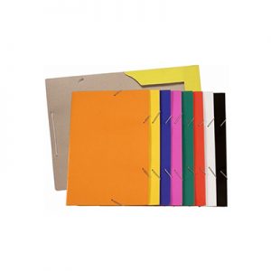 PASTA C/ELAST PAPEL PRETA