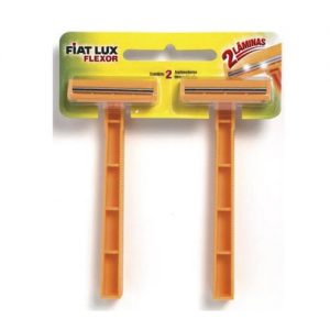 APARELHO DE BARBA FIAT LUX 2 LAMINAS AMARELO