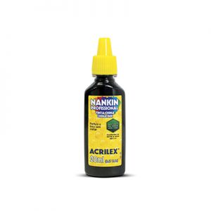 TINTA NANKIN ACRILEX PRETA 20 ML