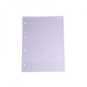 SACO PLASTICO 30X42X0,12 A-3 COM 4 FUROS C/100 UN