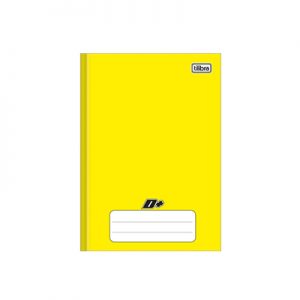 CADERNO 1/4 BROCHURA CD 96 FLS AMARELO