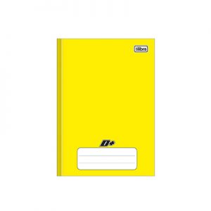 CADERNO 1/4 BROCHURA CD 48 FLS AMARELO
