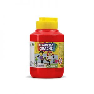 TINTA GUACHE 250ML VERMELHA