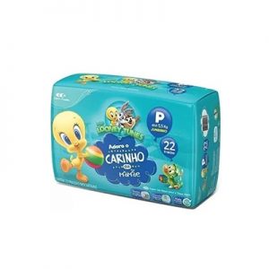 FRALDA BABY LOONEY TUNES JUMBINHO P C/22 UN
