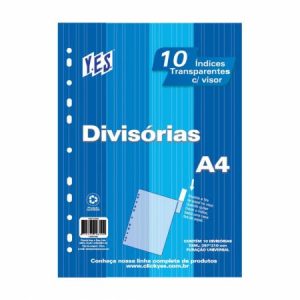 DIVISORIA FICHARIO YES 10 POSICOES A-4 10INTBA