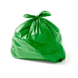 SACO LIXO 15 LTS VERDE C/100 0,5 M