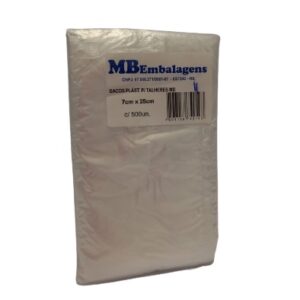 SACO PLAST PARA TALHERES 7X25 PCT C/1000