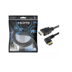 CABO HDMI 2.0 ULTRA HD 4K 5MTS CONECTOR 90º