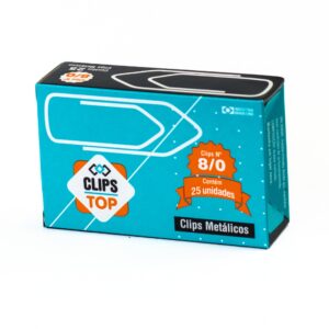 CLIPS 8/0 GALV. CX PEQUENA TOP C/25 UN