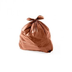SACO LIXO 50 LTS MARROM C/10 UNID 0,7 M