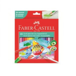 LAPIS COR INT 48 CORES AQUARELAVEL FABER