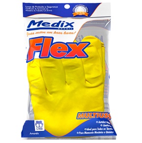 LUVA LATEX MEDIX AMARELA GRANDE