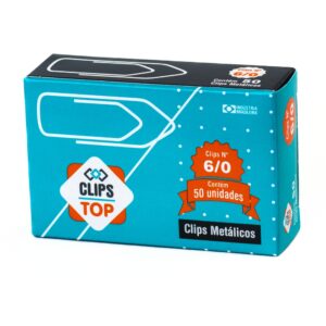 CLIPS 6/0 GALV. CX PEQUENA TOP C/50 UN