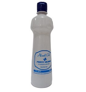 ALCOOL GEL SQUEEZE PRONTO SOCORRO PARA MAOS 70ºINPM 500 ML