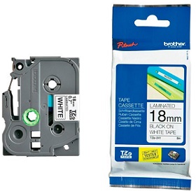FITA PARA PTOUCH BROTHER TZ241 18MM PTO/BCO