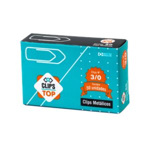 CLIPS 3/0 GALV. CX PEQUENA TOP C/50 UN