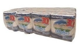 FARDO PAPEL HIG BCO ALPHES 30 MTS C/64 RLS