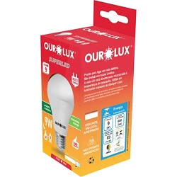 LAMPADA LED OUROLUX BCA 09WATTS