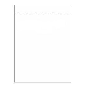 PAPEL A-4 BRANCO PICOTADO 2,5 CM