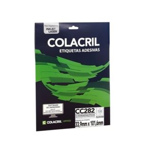 ETIQ LASER COLACRIL C/25 FLS 4010/CC282 33,9X101,6 - 14 P/FL