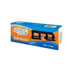 PERFURADOR BRW METAL MEDIO 04 FUROS 20 FLS