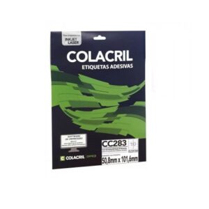 ETIQ LASER COLACRIL C/25 FLS 4012/CC283 50,8X101,6 - 10 P/FL