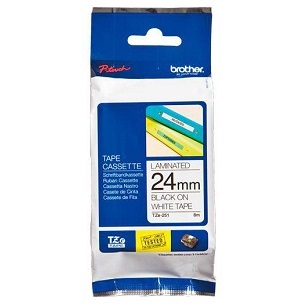 FITA PARA PTOUCH BROTHER TZ251 24MM PTO/BCO