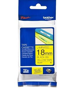 FITA PARA PTOUCH BROTHER TZ641 18MM PTO/AMA