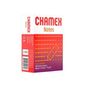 PAPEL LEMBRETE CHAMEX NOTES 80X115MM C/300 FLS