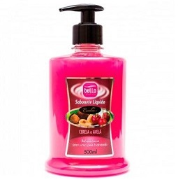 SABONETE LIQ PUMP BELLO 500 ML CEREJA AVELA