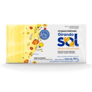 SABAO BARRA NEUTRO GLICERINADO GIRANDO SOL 180 GRS PCT C/5 UN
