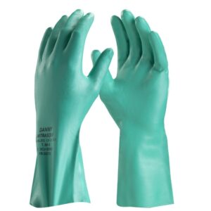LUVA NITRILICA DANNY SOFT 33CM MEDIA VERDE C/2 UN