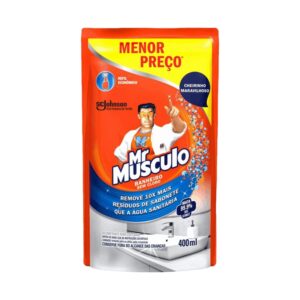 REFIL SACHE LIMPADOR MR MUSCULO BANHEIRO 400ML
