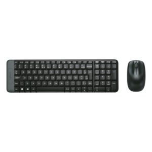 TECLADO / MOUSE WIRELESS LOGITECH MK220 PRETO