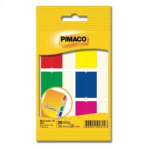 MARCADOR DE ABAS ADESIVO PIMACO 32X38MM COLOR PCT C/30
