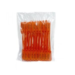 LACRE P/ MALOTE 16 CM LARANJA PCT C/100