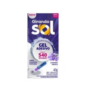 REFIL GEL ADESIVO GIRANDO SOL 40 GRS LAVANDA