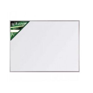 QUADRO BRANCO NAO MAGNETICO BORDA ALUMINIO 80X100 SOUZA