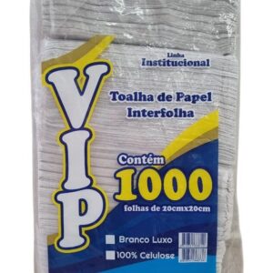 PAPEL TOALHA BCO 20X20 VIP C/1000