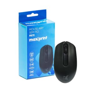 MOUSE OPTICO USB MAXPRINT AIRY SEM FIO COM CABO CARREGADOR