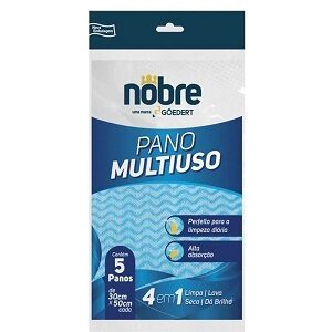 PANO MULTIUSO NOBRE AZUL C/5UN 30X50
