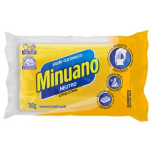 SABAO BARRA NEUTRO GLICERINADO MINUANO 180 GRS