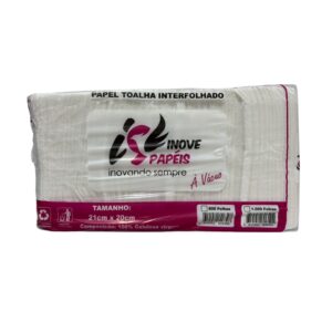 PAPEL TOALHA BCO 100% CELULOSE LEVISSIMO INOVE 20X20 C/1000