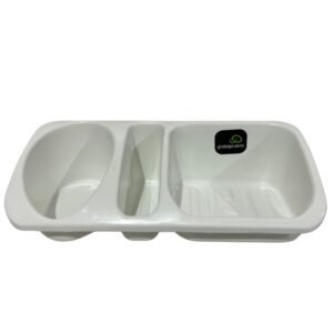 PORTA ESPONJA SABAO E DETERGENTE GLOBOPLASTIC BRANCO
