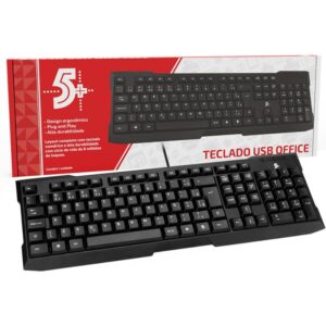 TECLADO USB PADRAO 015 OFFICE PRETO